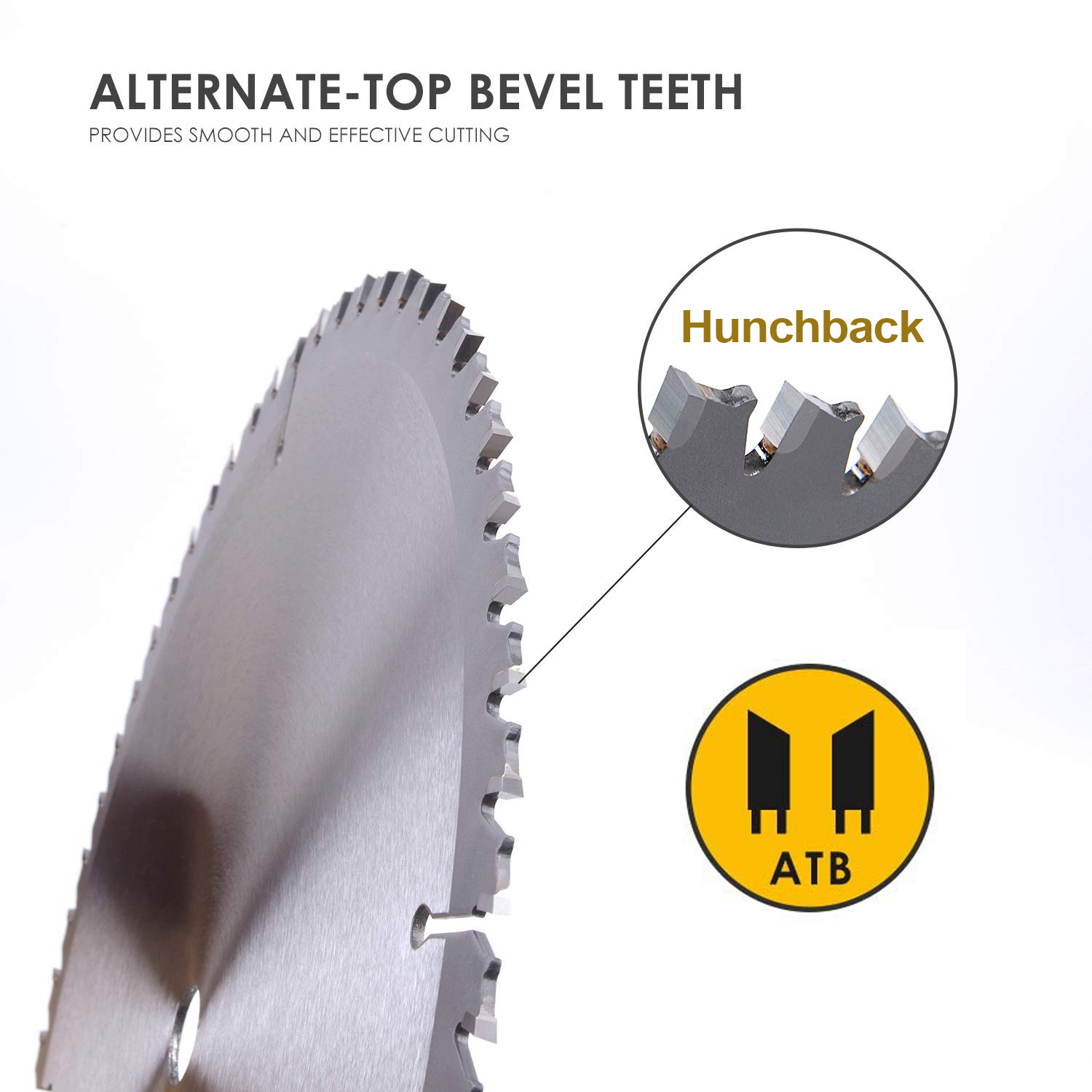 Маленькие муравейные зубы Atb Hunneback Tct Saw Blade Nailable Premium Custacte Circular Saw Blade для резки видов древесины