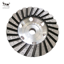 Маленькая металлическая металлическая алюминиевая связь 6 отверстия алмазной бетонное шлифовальное колесо 
