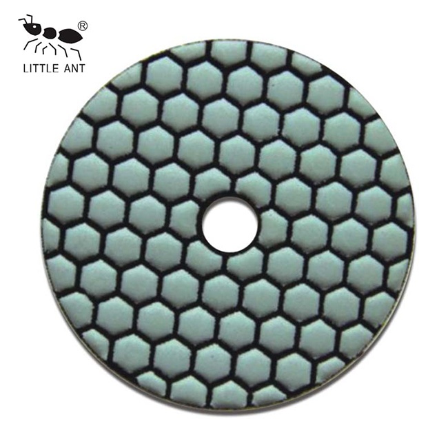 Маленький муравей шестигранник сухой полировочный панель 4 -дюймовый и 6 -дюймовый для мраморного гранитного бетонного столешницы