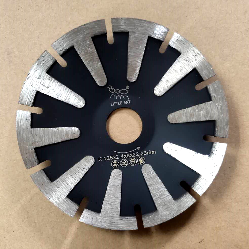 Вогнутая сегмент Т -сегмент лезвие 125 мм (4)