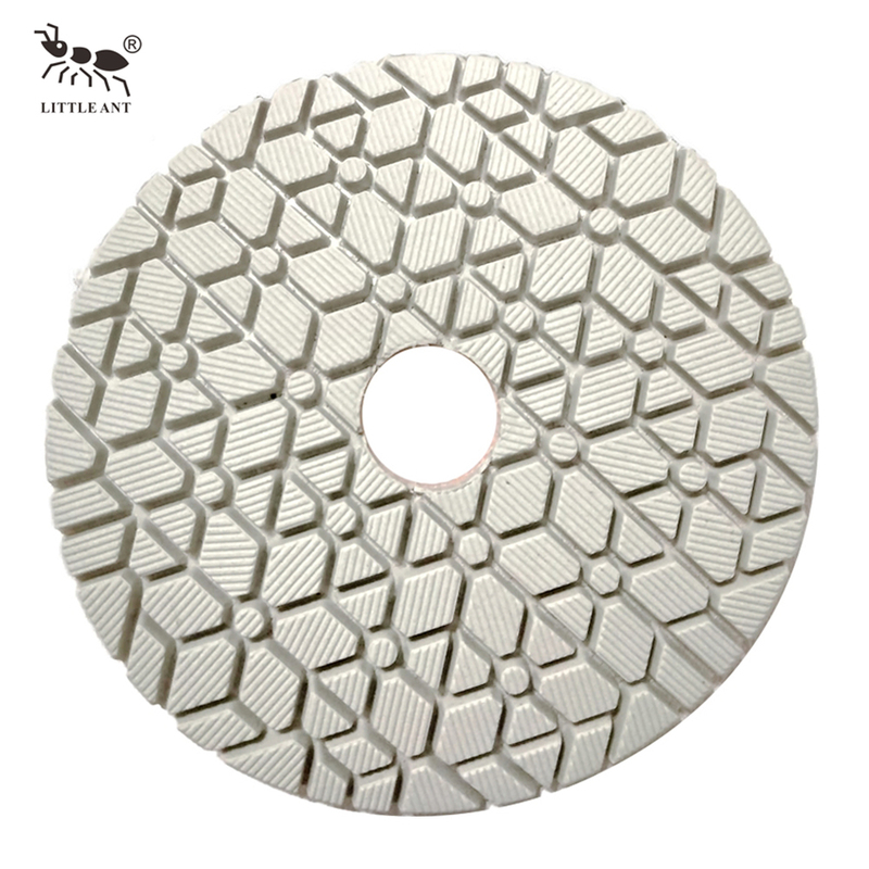 Маленький муравей 3 ступенчата Diamond Wet Posiling Pad Гибкость для каменного мрамора гранит терраццо из известняка бетон