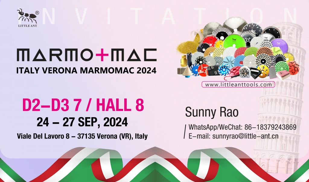 Маленькие инструменты Ant Diamond: Присоединяйтесь к нам в Verona Marmomac 2024 Stone Fair!