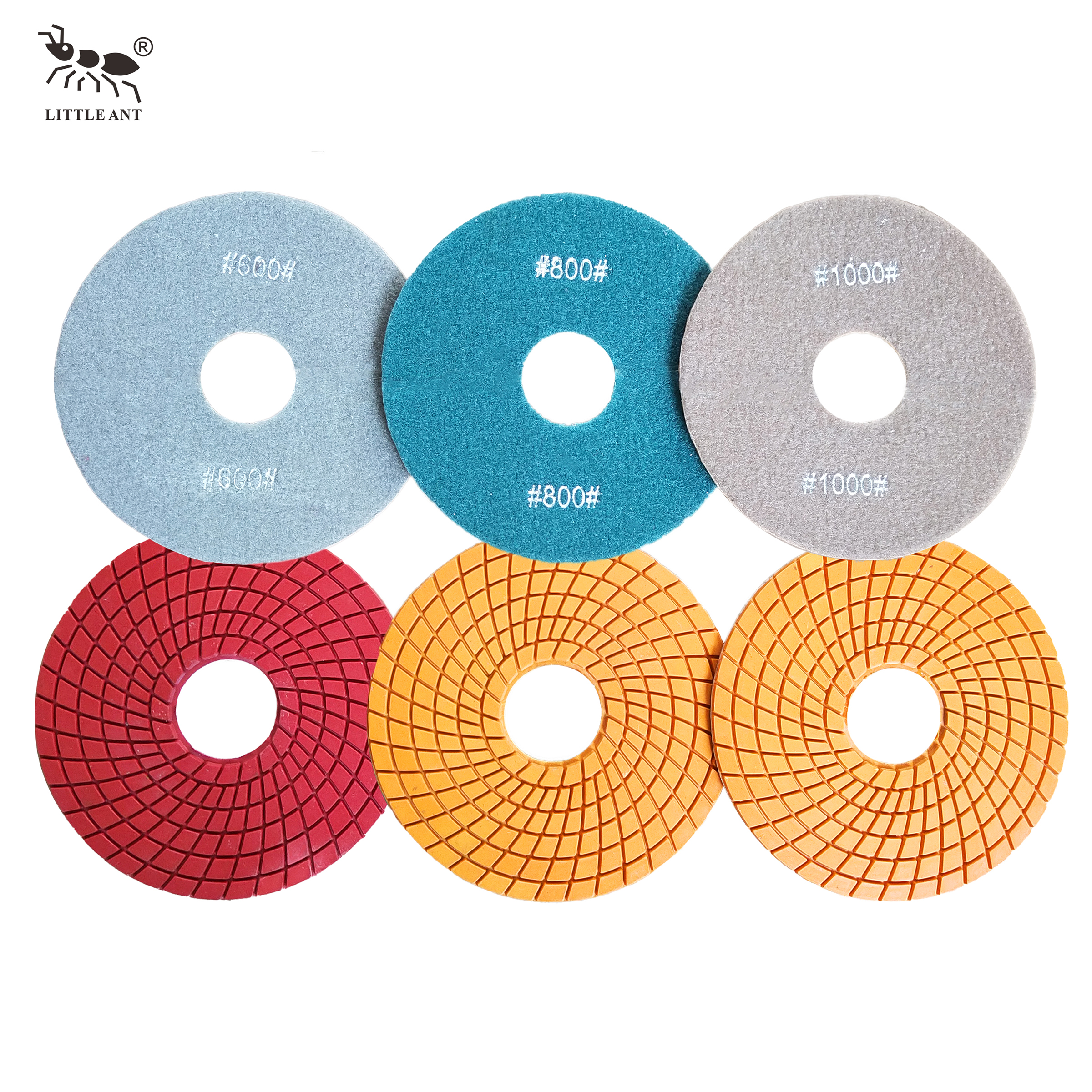 Little Ant 180 мм 7 -дюймовая смола Posling Pods Spirl Wet True Color для инженерного камня