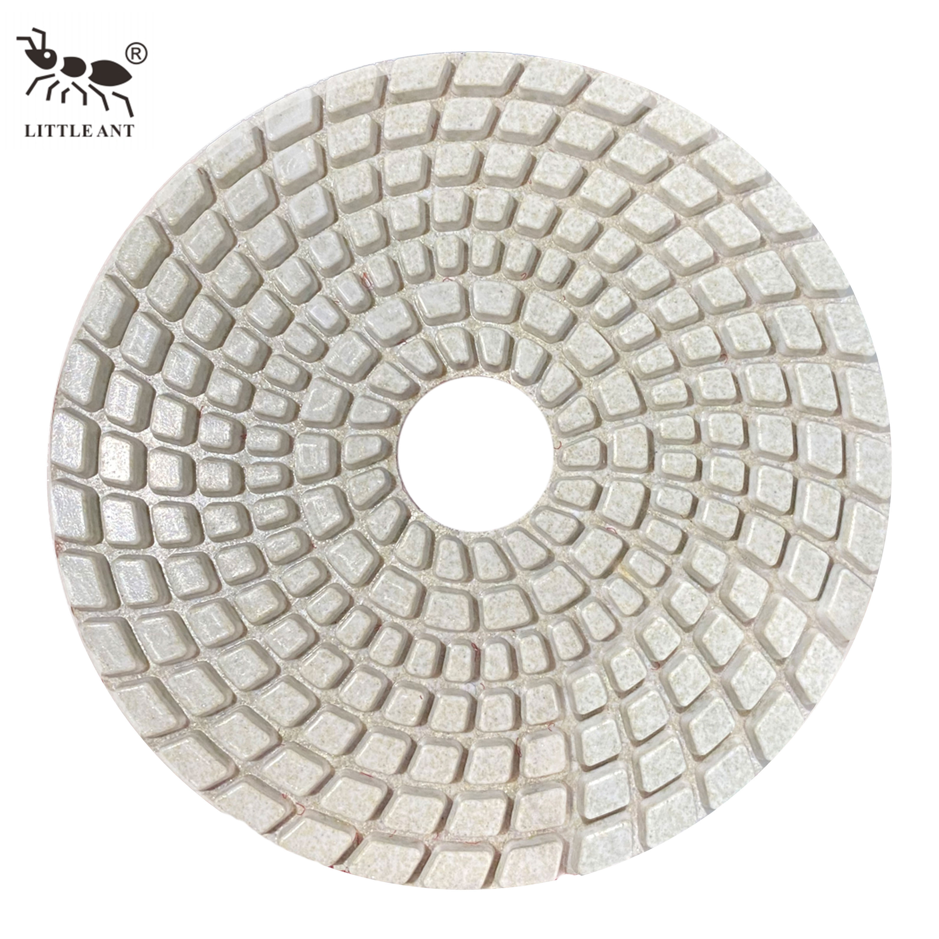 Little Ant Hot Best Spirl Wet Posiling Pad 4 -дюйма на 100 мм меньше пыли для бетонного камня