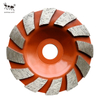 Бестселлер на металлической связке, окрашенный алмазный шлифовальный круг по бетону для шлифования бетона и камня.