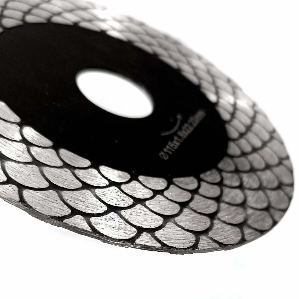 Little Ant4,5 дюйма 115 мм 5 -дюймовый 125 -мм рыбная масштабная турбо -лезвия для керамической микролитной плитки фарфор