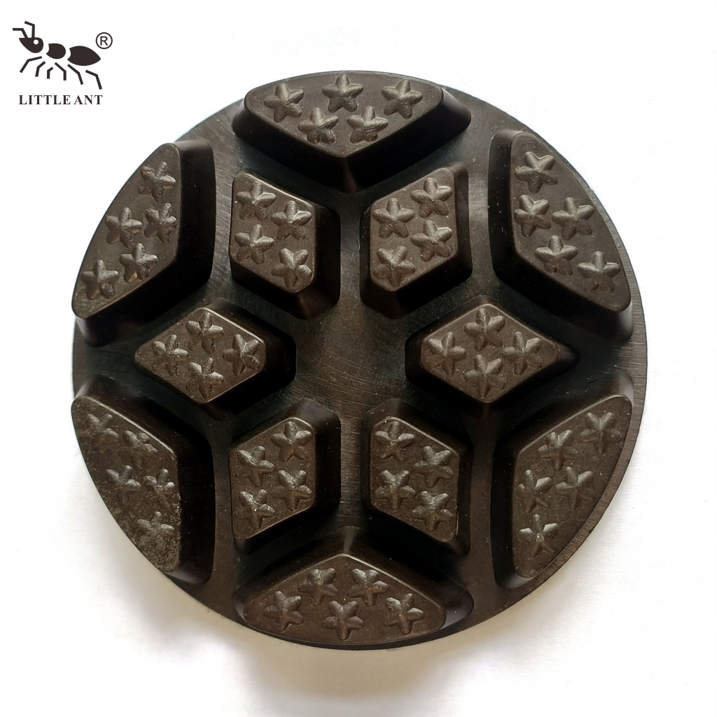 LITTLE ANT NEW 3-дюймовая полировальная подушечка для полировки бетонного пола Bumblebee Flame Star Diamond